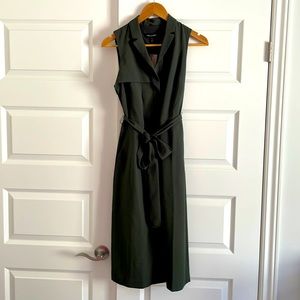 Banana Republic size 4 olive green dress.
